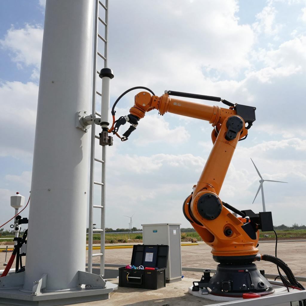 机器人在风力发电塔梯度风测量传感器更换中的应用及探索